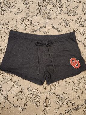 OU Charcoal Drawstring Lounge Shorts